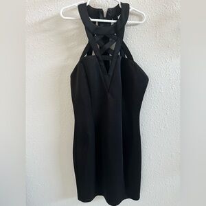 Forever 21 Black Halter Dress